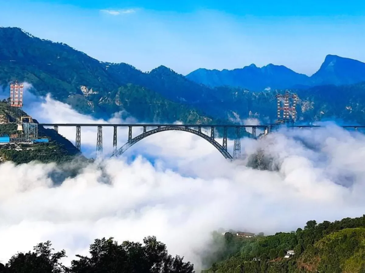 The Chenab Bridge is the world’s highest railway bridge