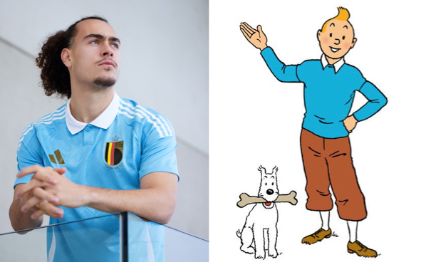 Belgium’s new away kit is inspired by Tintin